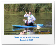 Senna met mij in actie tijdens de dogsurvival 2016